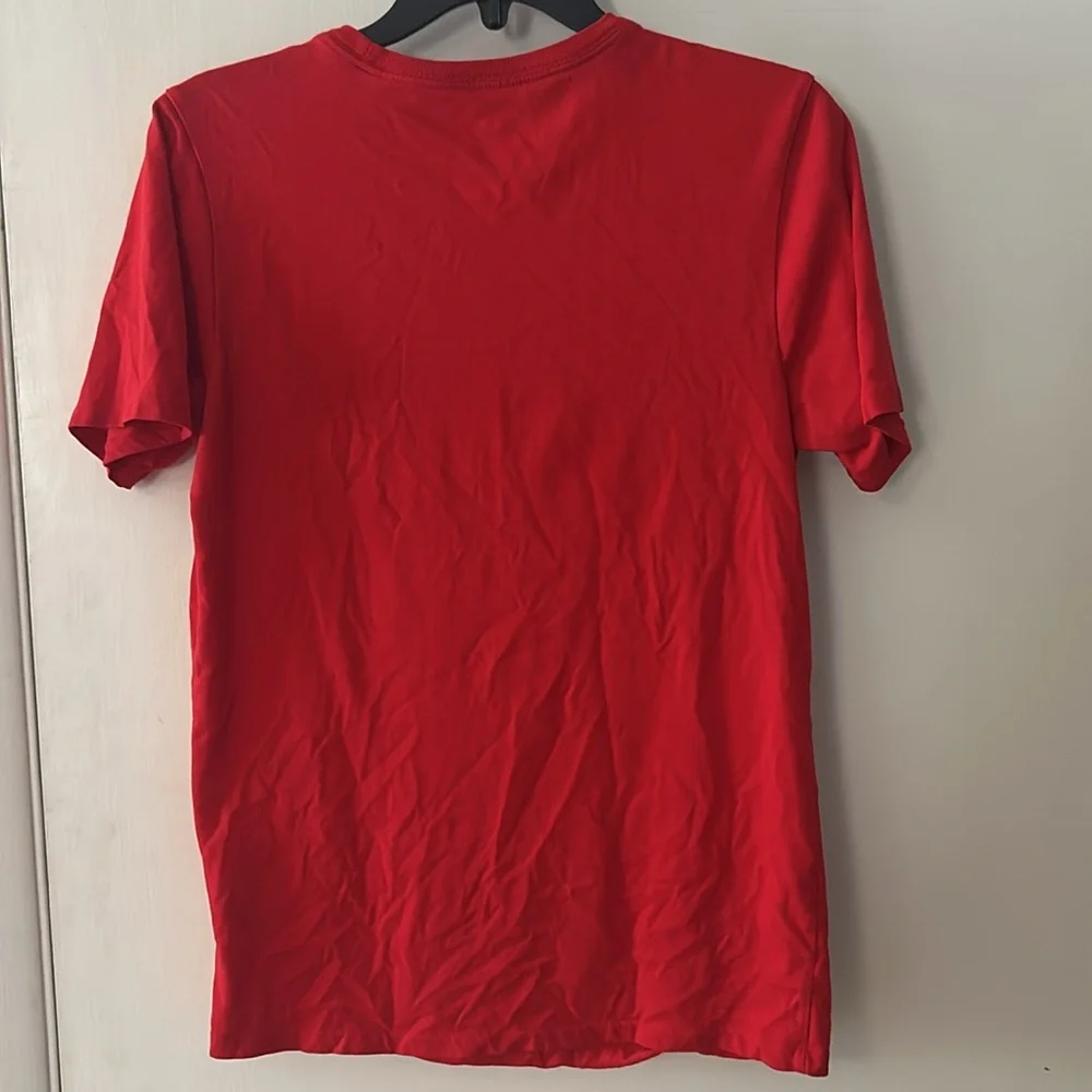 Red Nike Elite tee - Picture 3 of 3
